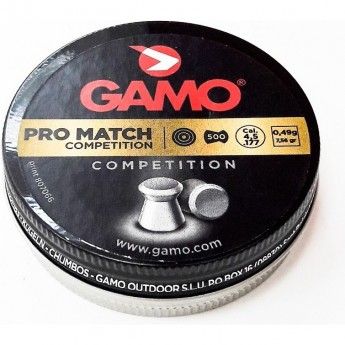 Пули пневматические GAMO Pro-match 4,5мм (500шт) Пули пневматические GAMO Pro-match 4,5мм (500шт)